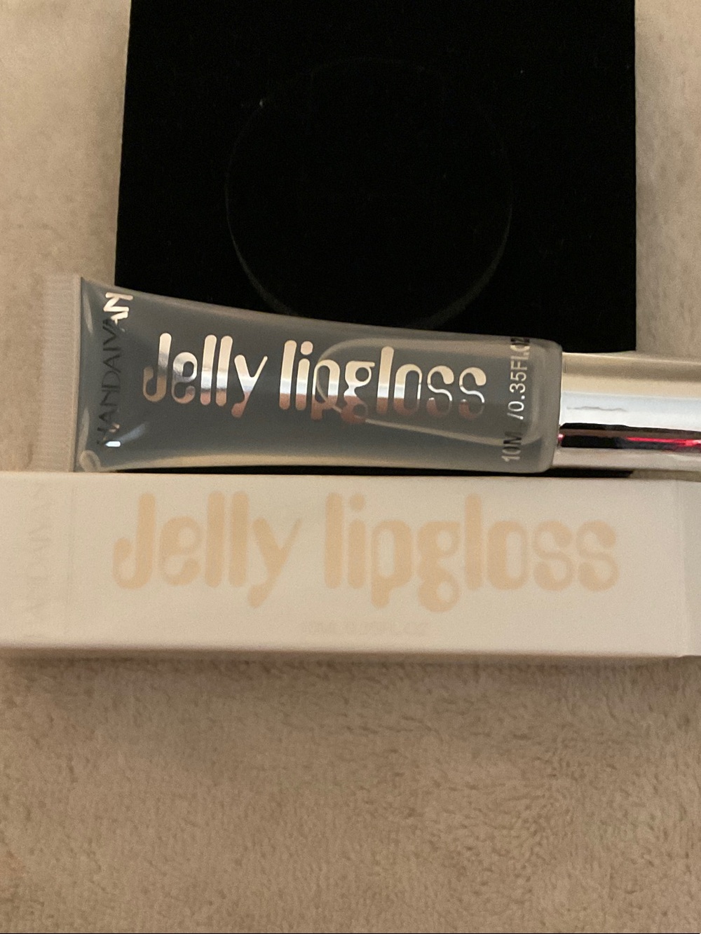 Jelly Lipgloss — Neutral Gray Jelly Lip Gloss by